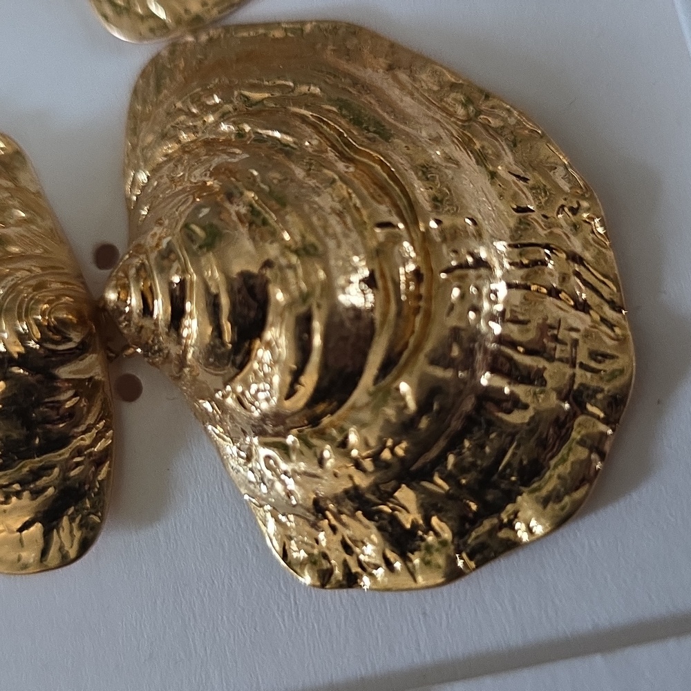 ZARA Double Shell Earrings - Picture 11 of 16